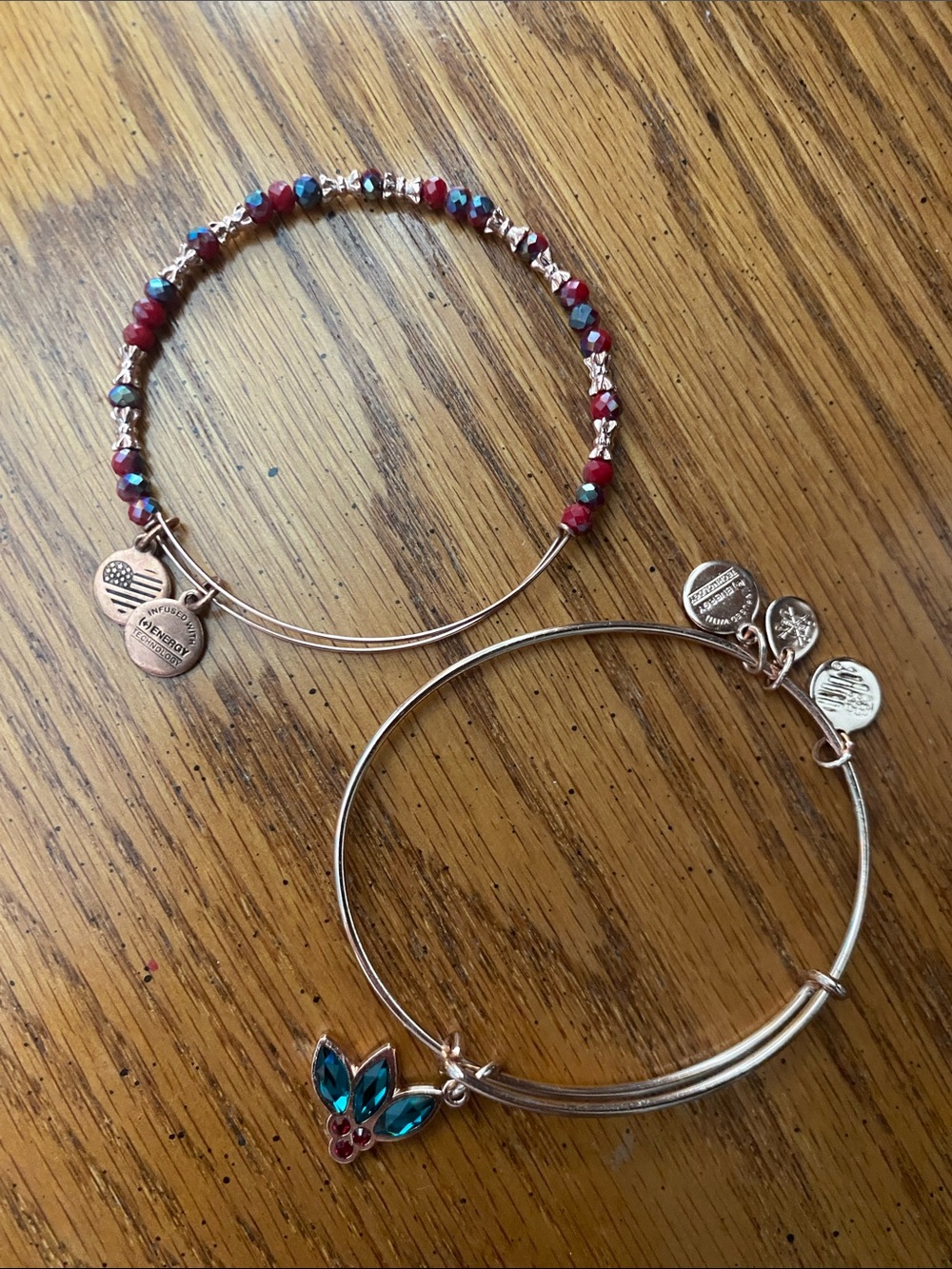 TWO Alex and Ani bracelets